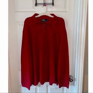 XXL Ralph Lauren Polo Red Quarter Zip